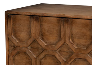 Sarreid Becket Sideboard Brown - Stylish Reclaimed Pine Design With Rich Brown Finish For Modern Homes Brown  53410-2
