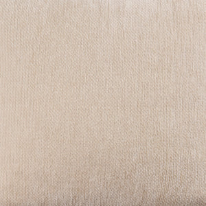 Homeroots 18" Ivory Chenille Cube Pouf Ottoman Ivory  534104