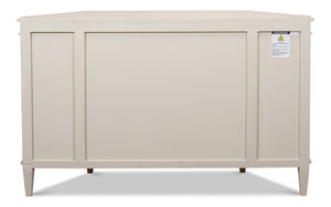 Sarreid Wrenn Credenza In Stone Grey - Stylish Reclaimed Pine Storage Solution For Modern Interiors Grey  53411-1