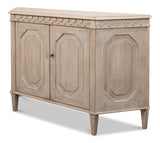 Wrenn Credenza in Stone Grey - Stylish Reclaimed Pine Storage Solution for Modern Interiors