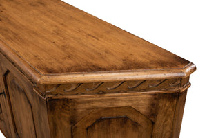 Sarreid Wrenn Credenza Brown - Rustic Reclaimed Pine Storage Solution For Your Home Office Or Living Space Brown  53411-2