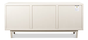 Sarreid Reese Sideboard In Antique White - Elegant Pine Storage Solution For Stylish Home Décor White  53416-3