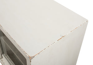 Sarreid Reese Sideboard In Antique White - Elegant Pine Storage Solution For Stylish Home Décor White  53416-3