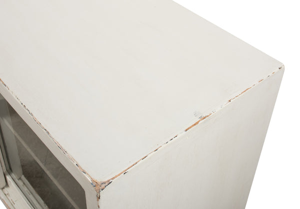 Sarreid Reese Sideboard In Antique White - Elegant Pine Storage Solution For Stylish Home Décor White  53416-3