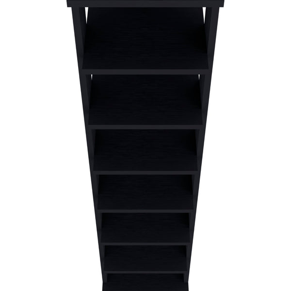 English Elm Fm Furniture Ivonny Seven Tier Freestanding Shoe Organizer Slim Wenge Tower for Entryway B128P361094