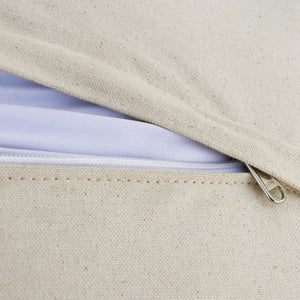 Homeroots 20" X 20" Beige And Ivory Striped Faux Leather Zippered Pillow   534306