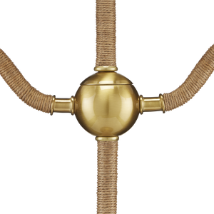 Sirocco Desk Lamp - Elegant Jute-Rope Design with Off-White Linen Shades for Stylish Home Décor