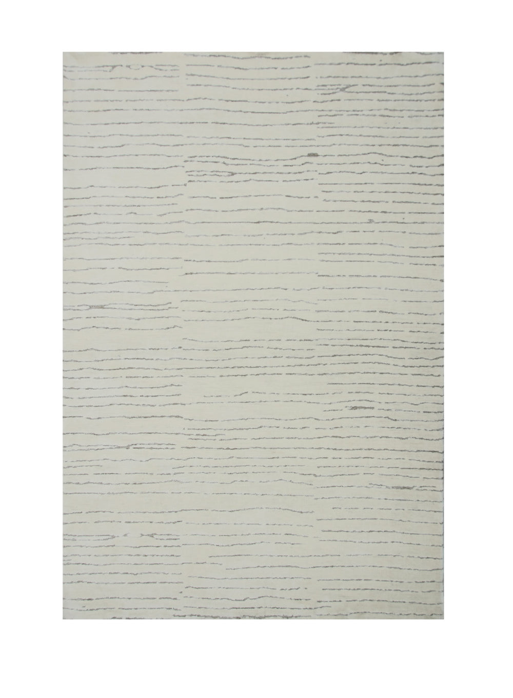 Homeroots 5' X 8' Beige And Gray Abstract Power Loom Distressed Non Skid Area Rug  Polyester 534397
