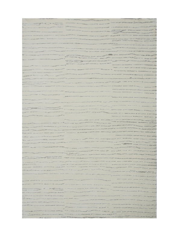 Homeroots 7' X 10' Beige And Gray Abstract Power Loom Distressed Non Skid Area Rug  Polyester 534398