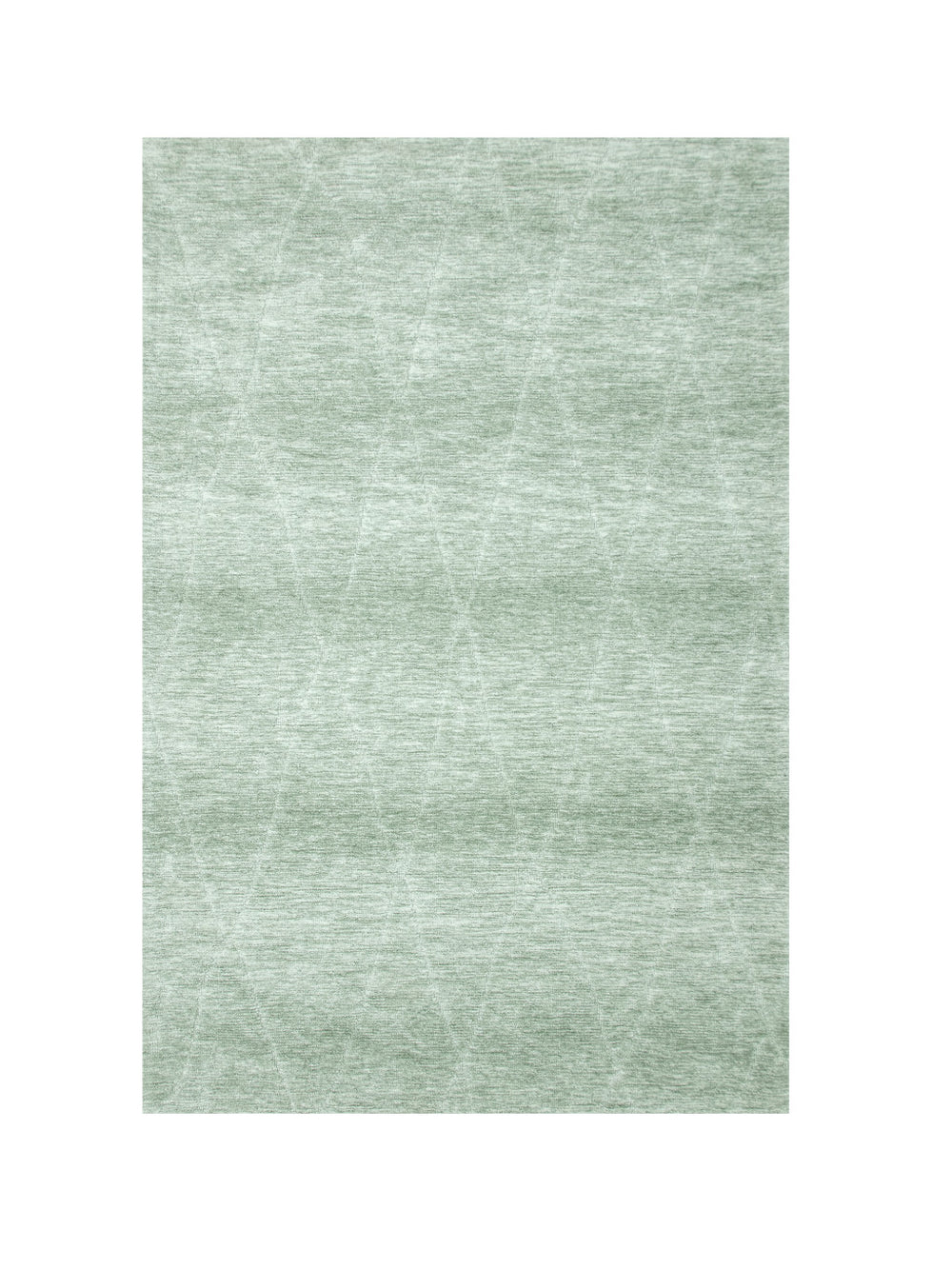 Homeroots 5' X 8' Green And Ivory Geometric Power Loom Distressed Non Skid Area Rug  Polyester 534400