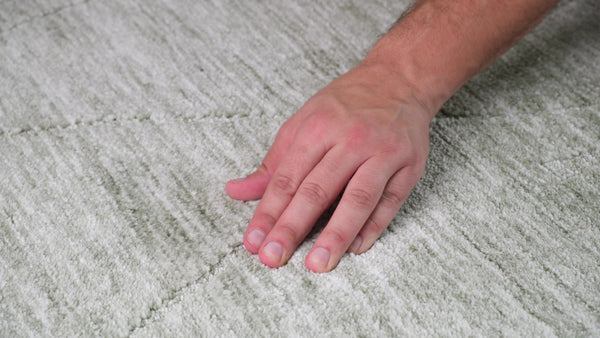 Homeroots 8' X 11' Green And Ivory Geometric Power Loom Distressed Non Skid Area Rug  Polyester 534402