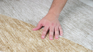 Homeroots 8' X 11' Beige And Brown Abstract Power Loom Distressed Non Skid Area Rug  Polyester 534408