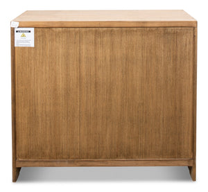 Sarreid Xander Five Drawer Commode - Elegant Natural Pine Wood Finish For Stylish And Functional Storage Tan  53446