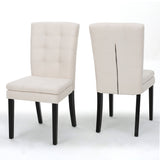 Christopher Knight Home® Beige Fabric Dining Chairs, Set of 2 - Chic Design