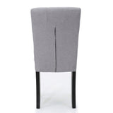 Christopher Knight Home® - Noble House - Badin Light Grey Fabric Dining Chair (Set of 2)