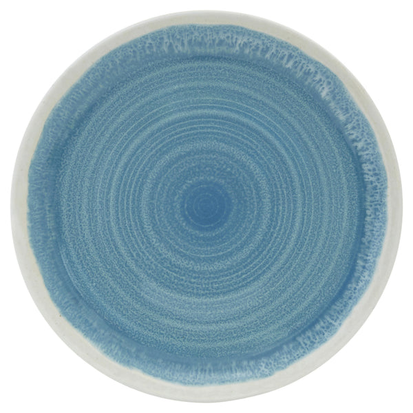 Homeroots Blue And White Sixteen Piece Round Tone On Tone Ceramic Service For Four Dinnerware Set   534538