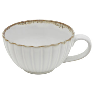 Homeroots Ivory Sixteen Piece Round Ceramic Service For Four Dinnerware Set   534546