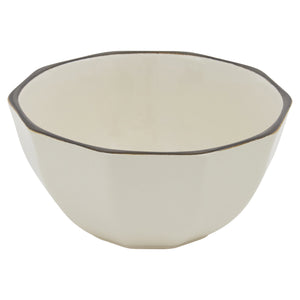 Homeroots Ivory Sixteen Piece Ceramic Service For Four Dinnerware Set   534551