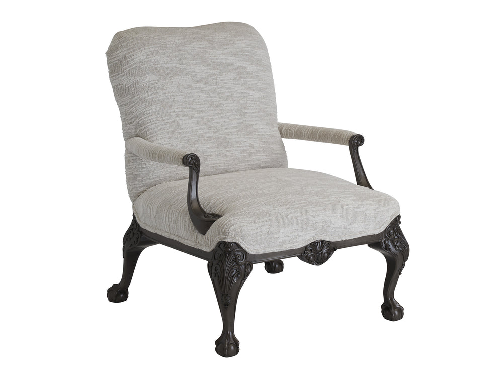 Lexington Barclay Butera Hollis Chair – Elegant Upholstered Seating With Misty Gray Finish By Barclay Butera For Your Home   5345-11-40