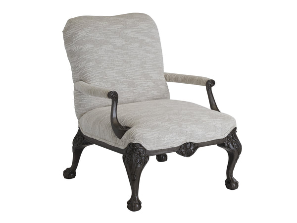 Lexington Barclay Butera Hollis Chair – Elegant Upholstered Seating With Misty Gray Finish By Barclay Butera For Your Home   5345-11-40