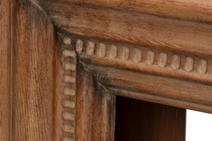 Sarreid Mantel Console Brown - Rustic Reclaimed Pine Elegance For Your Living Room With Stylish Finish Brown  53463-2