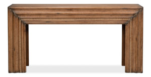 Sarreid Mantel Console Brown - Rustic Reclaimed Pine Elegance For Your Living Room With Stylish Finish Brown  53463-2