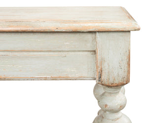 Sarreid Hudson Console Sage - Stylish Pine Storage Solution With Elegant Sage Finish For Your Home Decor Green  53466-4