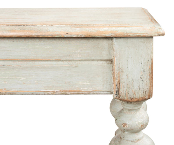 Sarreid Hudson Console Sage - Stylish Pine Storage Solution With Elegant Sage Finish For Your Home Decor Green  53466-4