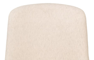 Sarreid Claire Dining Chair - Elegant Cream Fabric With Maple & Black Finish For Modern Dining Spaces Beige  53477