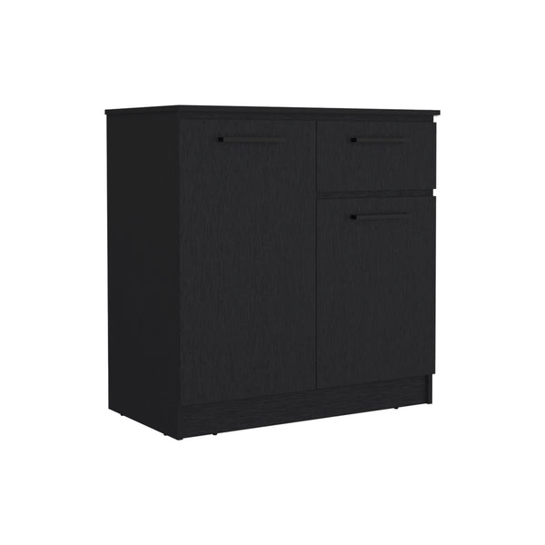 Homeroots 36" Black Drawer Dresser  Manufactured Wood 534917