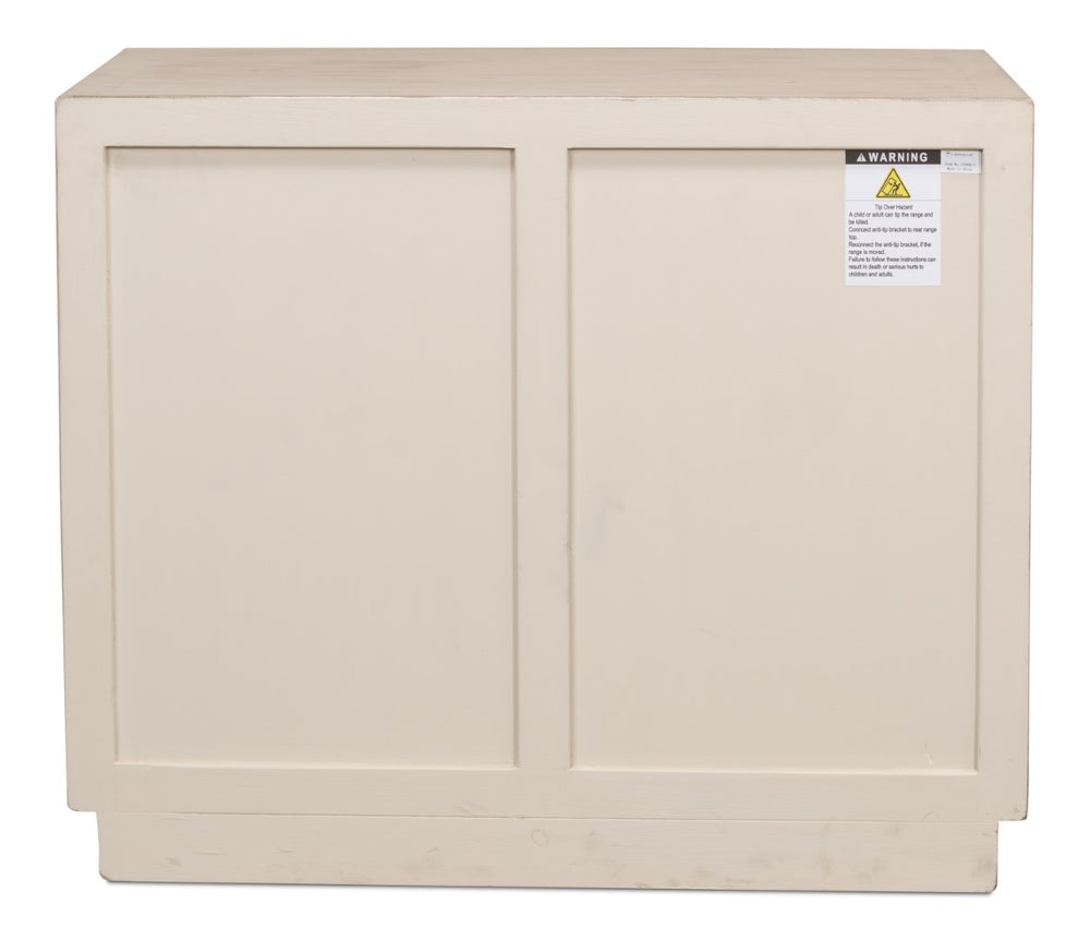 Sarreid Argyle Sideboard - Stylish Stone Grey With Brown Doors, Reclaimed Pine For Modern Elegance Grey  53492-1