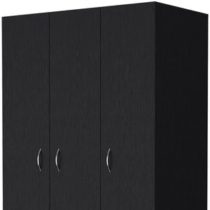 Homeroots 35" Black Two Drawer Combo Dresser  Manufactured Wood 534927
