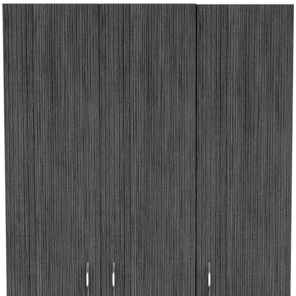 Homeroots 35" Dark Gray Two Drawer Combo Dresser  Manufactured Wood 534934