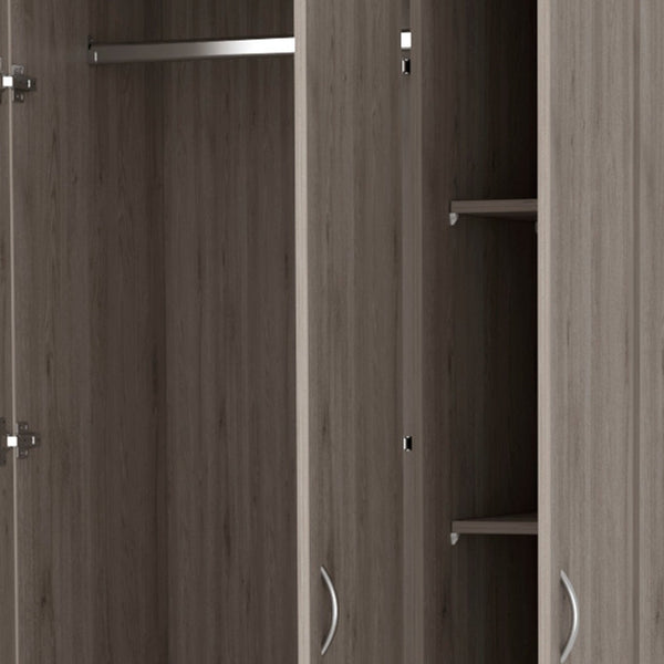 Homeroots 35" Light Gray Two Drawer Combo Dresser  Manufactured Wood 534935