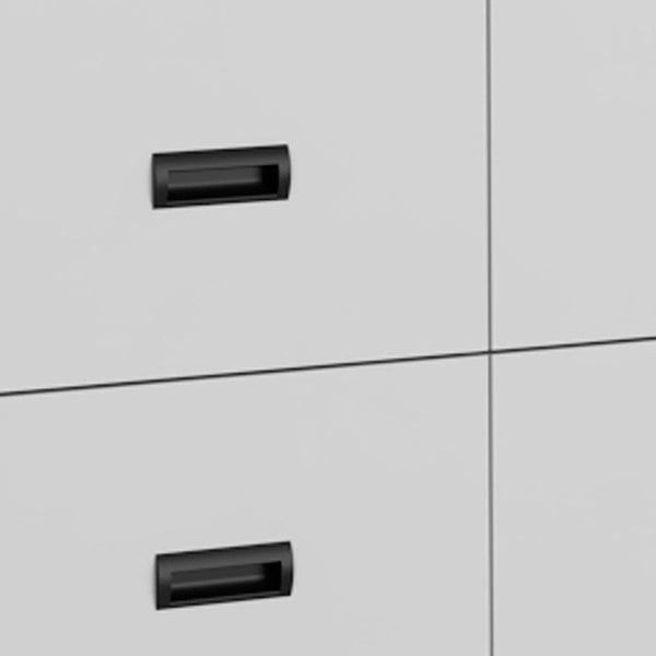 Homeroots 33" White Five Drawer Dresser  Manufactured Wood 534940