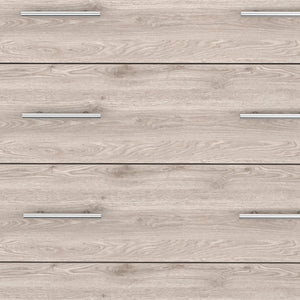 Homeroots 33" Oak Four Drawer Dresser  Manufactured Wood 534946