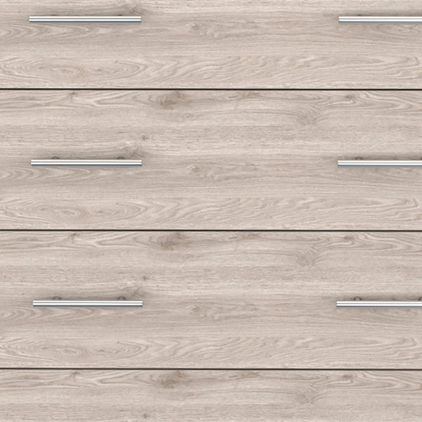 Homeroots 33" Oak Four Drawer Dresser  Manufactured Wood 534946