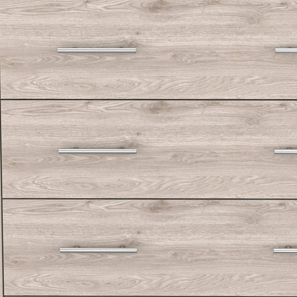 Homeroots 33" Oak Four Drawer Dresser  Manufactured Wood 534946