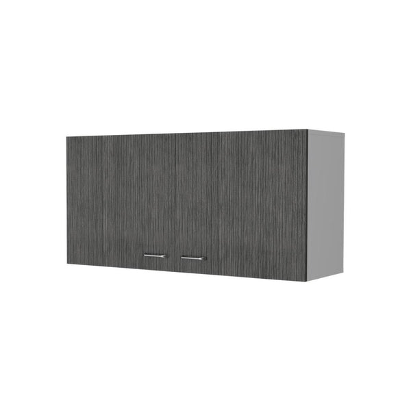 HomeRoots 39" White Wood Wall-Mounted Accent Cabinet - Modern Storage Solution for Clutter-Free Spaces 534995