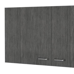 HomeRoots 39" White Wood Wall-Mounted Accent Cabinet - Modern Storage Solution for Clutter-Free Spaces 534995