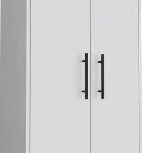 Homeroots 71" White Tall Pantry Cabinet  Manufactured Wood 534998