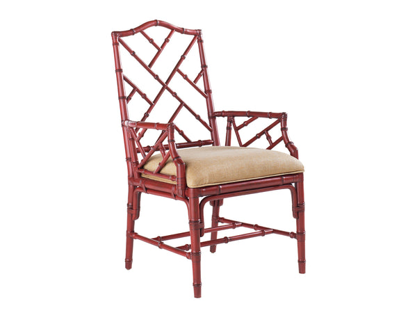 Lexington Tommy Bahama Home Ceylon Dining Chair: Experience Elegant Island Living With Natural Materials And Timeless Comfort Sangria  534-883-447311