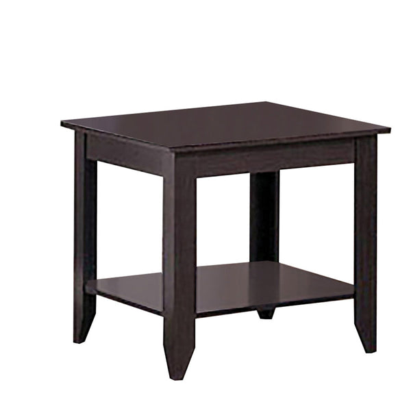 English Elm Ornette Cappuccino 3-Piece Occasional Set — Sleek Square Lines, Pointed Legs, Modern Transitional Style B062P353483