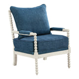 OSP Home Furnishings Kaylee Spindle Chair Navy