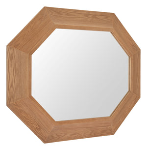 Zuo Modern Otekant Mirror Natural - Modern Elegance With Fir Wood Frame, Perfect For Hospitality & Home Decor Natural Fir Wood,Glass 110718-zuo-modern