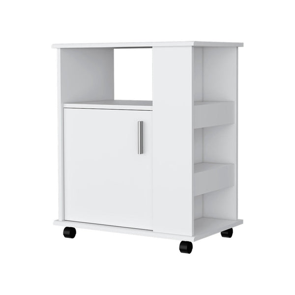 HomeRoots 29" White Wood Accent Cabinet - Elegant Storage Solution for Stylish Spaces, Modern & Farmhouse Decor 535066