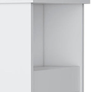 HomeRoots 29" White Wood Accent Cabinet - Elegant Storage Solution for Stylish Spaces, Modern & Farmhouse Decor 535066