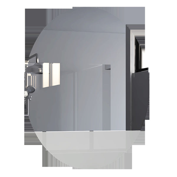 HomeRoots 31" Clear Oval Frameless Bathroom Vanity Mirror - Elegant, Light-Enhancing Design for Any Space 535124