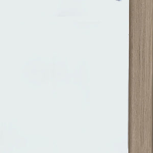 Homeroots 28" Brown Framed Accent Mirror  Mirrored Glass 535134