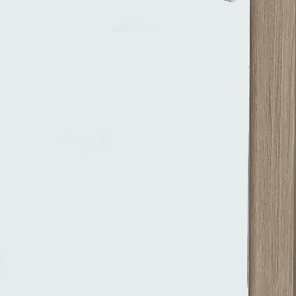 Homeroots 28" Brown Framed Accent Mirror  Mirrored Glass 535134